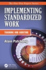 Implementing Standardized Work : Training and Auditing - Book