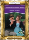 A Most Unsuitable Bride - eBook