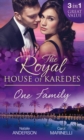 The Royal House of Karedes: One Family : Ruthless Boss, Royal Mistress / the Desert King's Housekeeper Bride / Wedlocked: Banished Sheikh, Untouched Queen - eBook