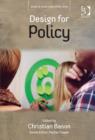 Design for Policy - Book