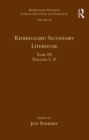 Volume 18, Tome III: Kierkegaard Secondary Literature : English L-Z - Book