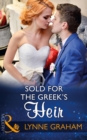 Sold For The Greek's Heir - eBook