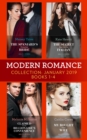 Modern Romance January Books 1-4 : The Spaniard's Untouched Bride (Brides of Innocence) / the Secret Kept from the Italian / Claimed for the Billionaire's Convenience / My Bought Virgin Wife - eBook