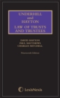 Underhill and Hayton Law of Trusts and Trustees - Book