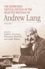 The Edinburgh Critical Edition of the Selected Writings of Andrew Lang : Volume 1 & 2 - Book
