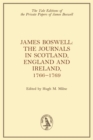 James Boswell, The Journals in Scotland, England and Ireland, 1766-1769 - eBook