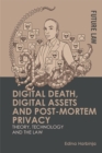 Digital Death, Digital Assets and Post-Mortem Privacy : Theory, Technology and the Law - Book