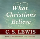 What Christians Believe - eAudiobook