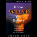Know What You Believe - eAudiobook