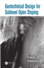 Geotechnical Design for Sublevel Open Stoping - eBook