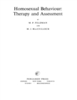 Homosexual Behaviour : Therapy and Assessment - eBook