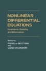 Nonlinear Differential Equations : Invariance, Stability, and Bifurcation - eBook