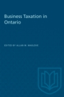 Business Taxation in Ontario - eBook