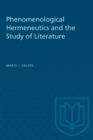 Phenomenological Hermeneutics and the Study of Literature - eBook
