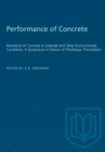 Performance of Concrete : Resistance of Concrete to Sulphate and Other Environmental Conditions; A Symposium in Honour of Thorbergur Thorvaldson - eBook