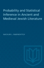 Probability and Statistical Inference in Ancient and Medieval Jewish Literature - Book