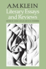 Literary Essays and Reviews : Collected Works of A.M. Klein - eBook
