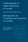 A Bibliography of Higher Education in Canada Supplement 1981 / Bibliographie de l'enseignement superieur au Canada Supplement 1981 - eBook
