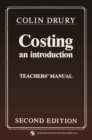 Costing : An introduction Teachers' Manual - eBook