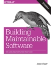 Building Maintainable Software, C# Edition - Book