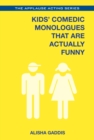 Kids' Comedic Monologues That Are Actually Funny - eBook