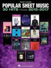 Popular Sheet Music - 30 Hits from 2015-2017 - Book