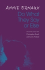 Do What They Say or Else - eBook