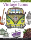 TangleEasy Vintage Icons : Design templates for Zentangle(R), coloring, and more - Book