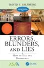 Errors, Blunders, and Lies : How to Tell the Difference - Book
