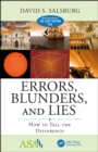 Errors, Blunders, and Lies : How to Tell the Difference - eBook