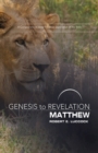 Genesis to Revelation: Matthew Participant Book : A Comprehensive Verse-by-Verse Exploration of the Bible - eBook