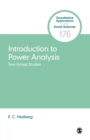 Introduction to Power Analysis : Two-Group Studies - Book