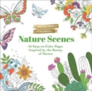 Pretty Simple Coloring: Nature Scenes : 45 Easy-to-Color Pages Inspired by the Beauty of Nature - Book