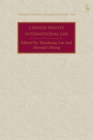 Chinese Private International Law - Book