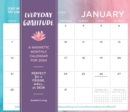 Everyday Gratitude Magnetic Wall Calendar 2024 : Perfect for a Fridge, Wall or Desk - Book