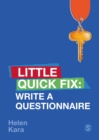 Write a Questionnaire : Little Quick Fix - eBook