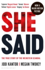 She Said : The true story of the Weinstein scandal - Book