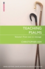 Teaching Psalms Vol. 1 : From Text to Message - Book