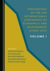 None Proceedings of the 3rd International Conference of Economics and Management (CIREG 2016) Volume I - eBook