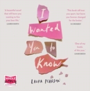I Wanted You to Know - Book