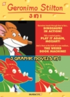 Geronimo Stilton 3-in-1 Vol. 3 : Dinosaurs in Action , Play It Again, Mozart , and The Weird Book Machine - Book
