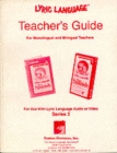 Lyric Language : Teachers Guide No. 2 - Book