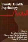 Family Health Psychology - Book