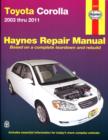 Toyota Corolla Automotive Repair Manual : 03-11 - Book