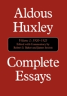 Complete Essays : Aldous Huxley, 1920-1925 - Book