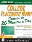 College Placement Math Success in 20 Minutes a Day - Book