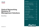 Optical Networking Systems IP Management Solutions (Digital Short Cut) - eBook