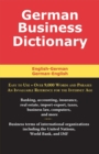German Business Dictionary - eBook