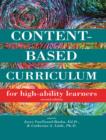 Content-Based Curriculum for High-Ability Learners - eBook