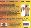 Agent GXP FDA, 10 Users : Pt. 11 - Book